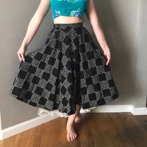 Vintage circle skirt